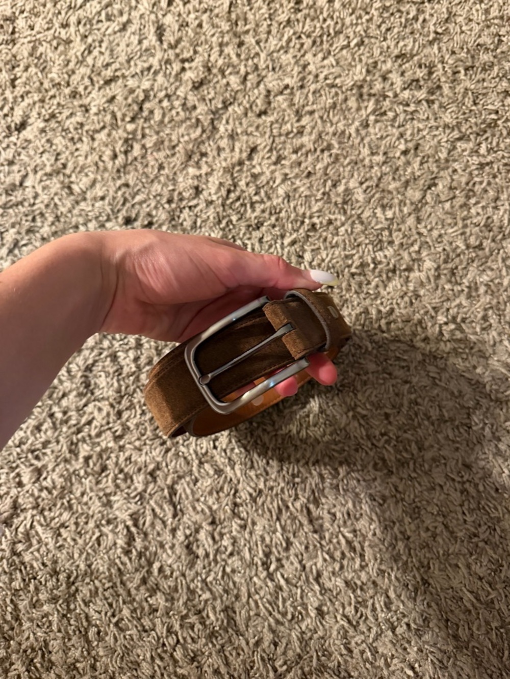 men’s brown belt